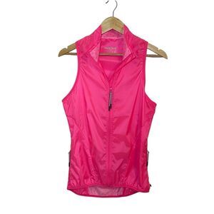 Windbreaker Vest, Fluorescent Pink, Medium